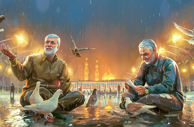 در آستانه اربعین حسینی، شب گذشته از جدیدترین دیوارنگاره میدان ولیعصر(عج) رونمایی شد. دیوارنگاره | برسان سلام ما را